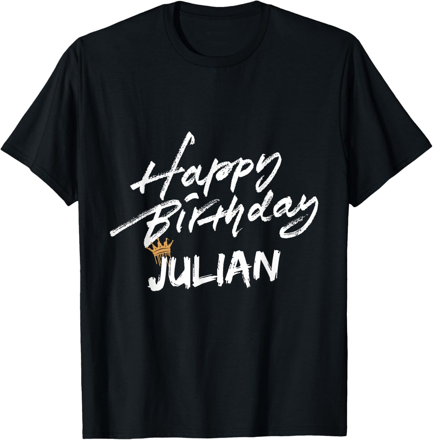 Happy birthday Julian for party T-Shirt - T-Shirt | Black