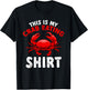 Crab Seafood lobster - This is my crab eating shirt T-Shirt - T-Shirt | Black