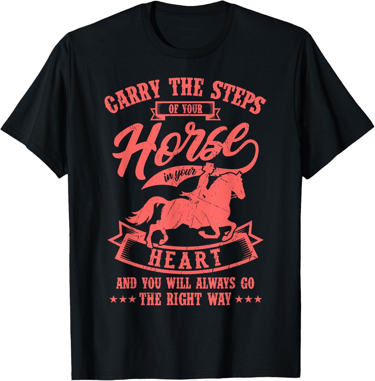 Funny Horse Shirt Women Horse Gift Girls T-Shirt - T-Shirt | Black