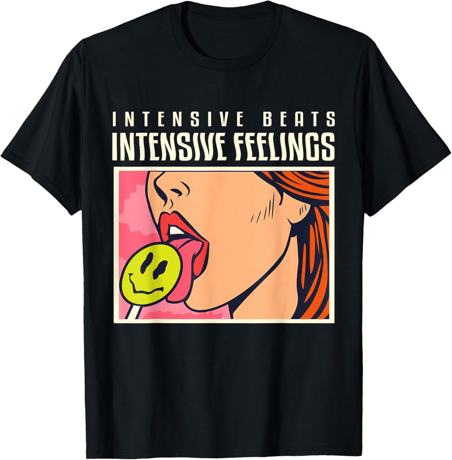 Techno - Intensive Gefühle - ACID Lollipop T-Shirt - T-Shirt | Black