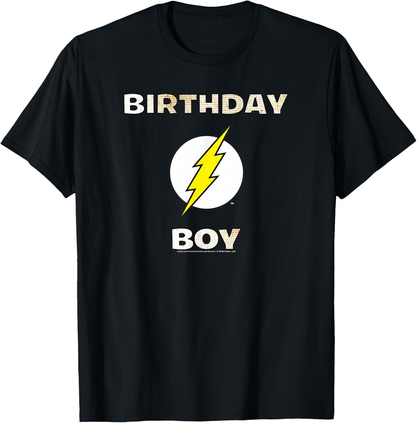 DC Comics Justice League The Flash Birthday Boy T-Shirt - T-Shirt | Black