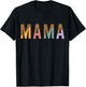mama leopard Mothers Day T-Shirt - T-Shirt | Black