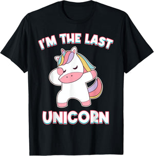 I'm The Last Unicorn Anime T-Shirt - T-Shirt | Black