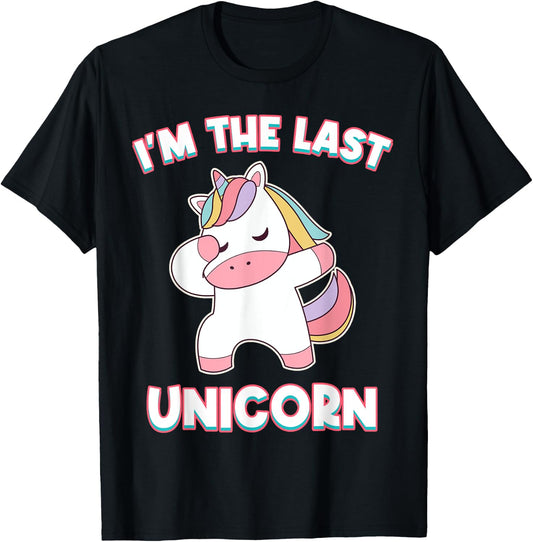 I'm The Last Unicorn Anime T-Shirt - T-Shirt | Black
