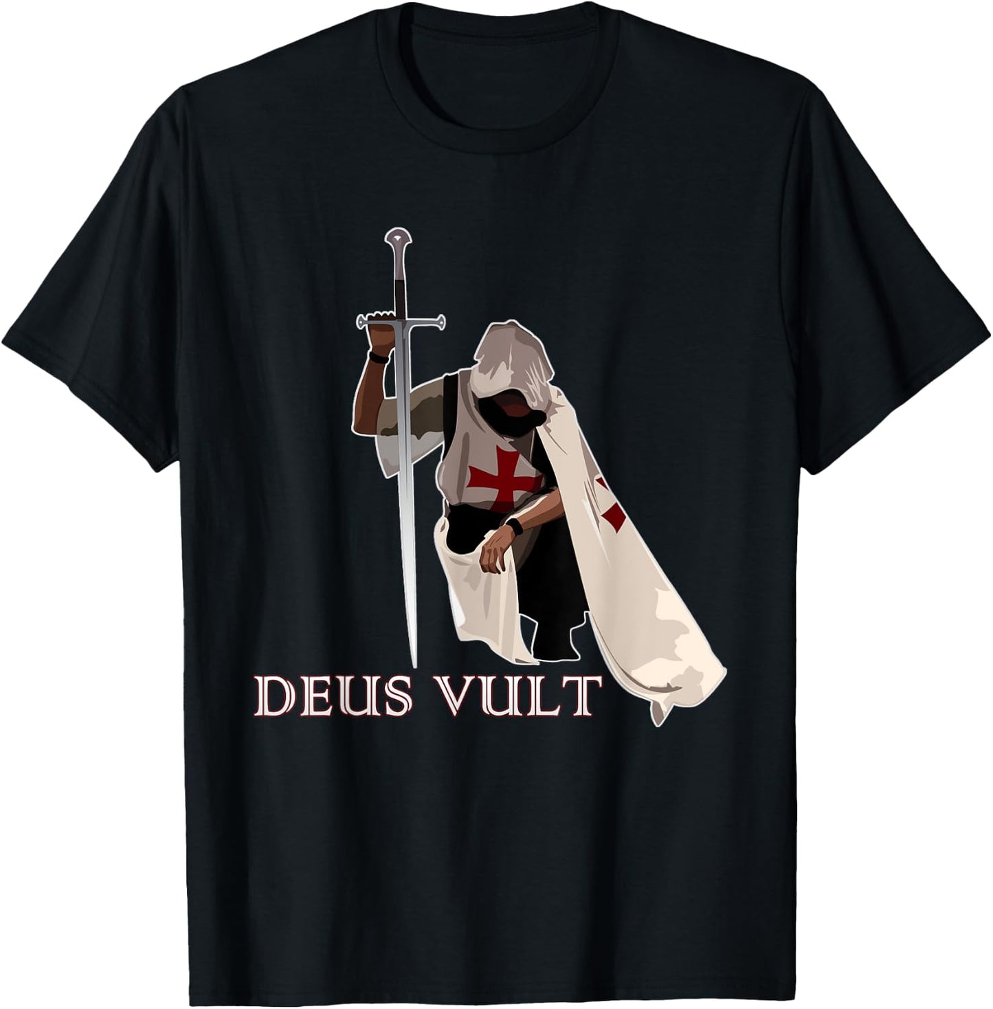 Knight Templar Crusader T-Shirt - T-Shirt | Black