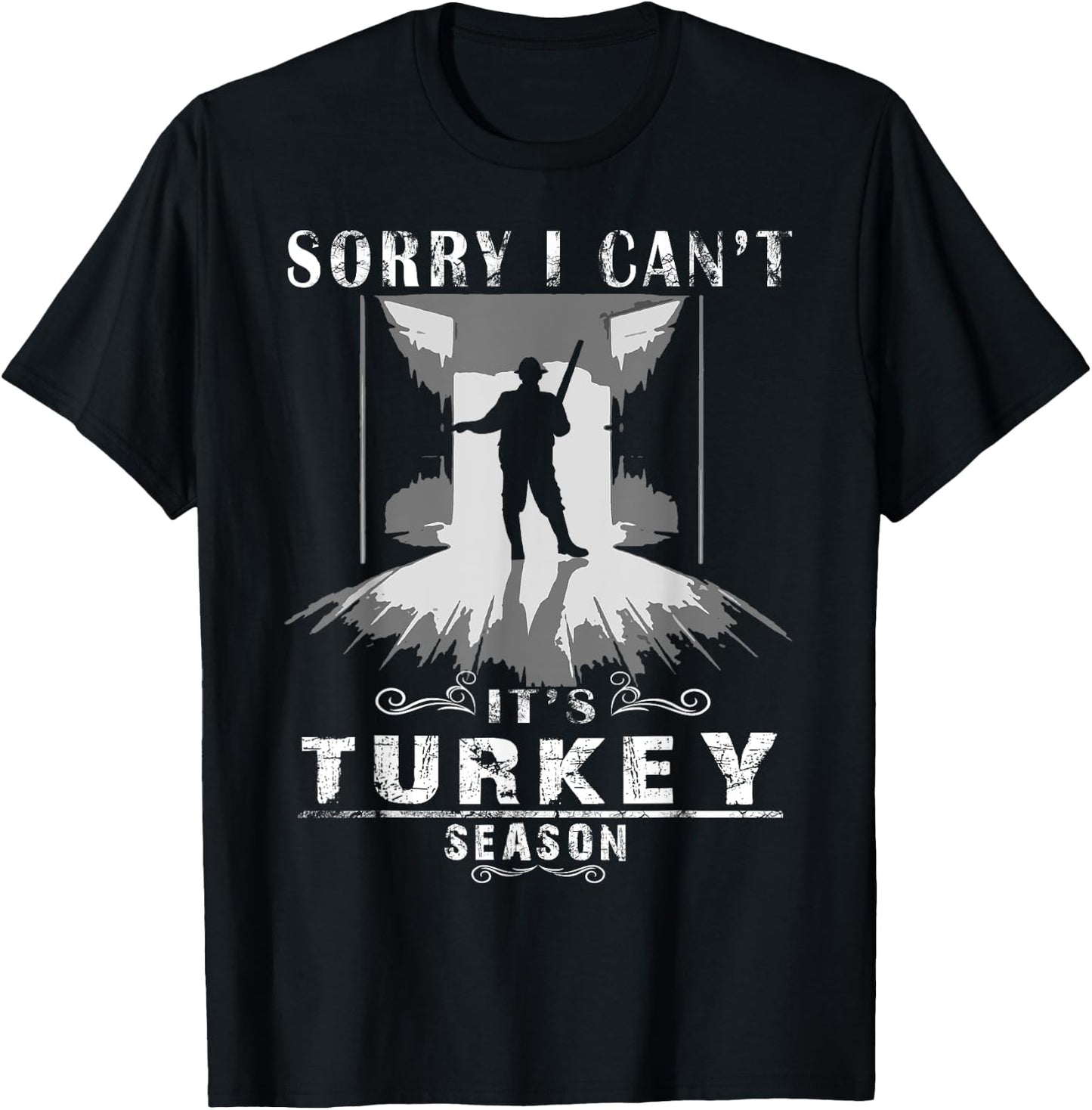 Turkey Hunting Shirt Accessories Gear Funny Bird Hunter T-Shirt - T-Shirt | Black