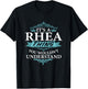 It's a Rhea Wouldn't Understand V4 T-Shirt - T-Shirt | Black