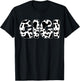 Gigi Cow Print Cow Pattern T-Shirt - T-Shirt | Black