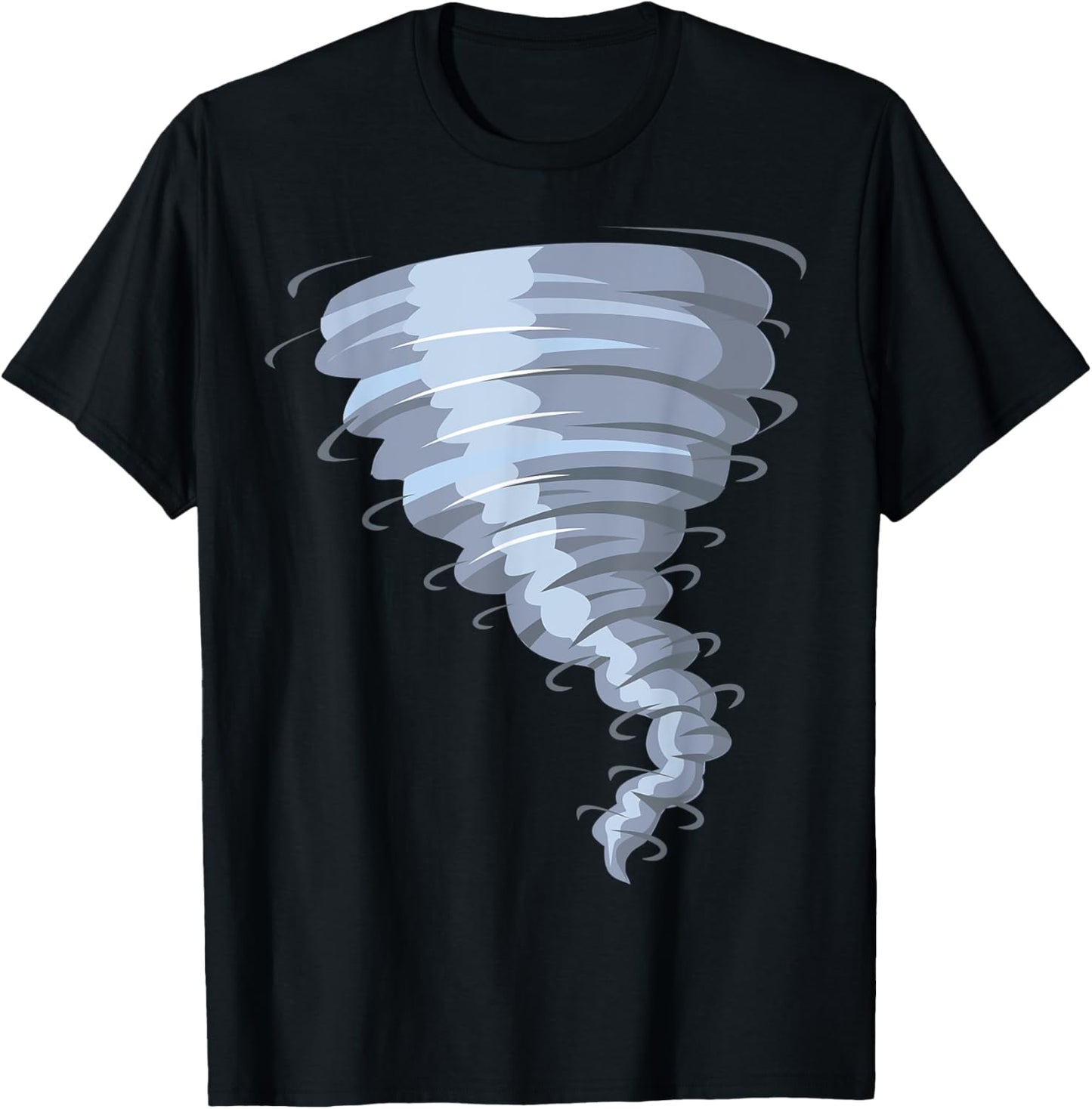 Tornado Costume Shirt Storm Twister Scary Weather Hurricane T-Shirt - T-Shirt | Black