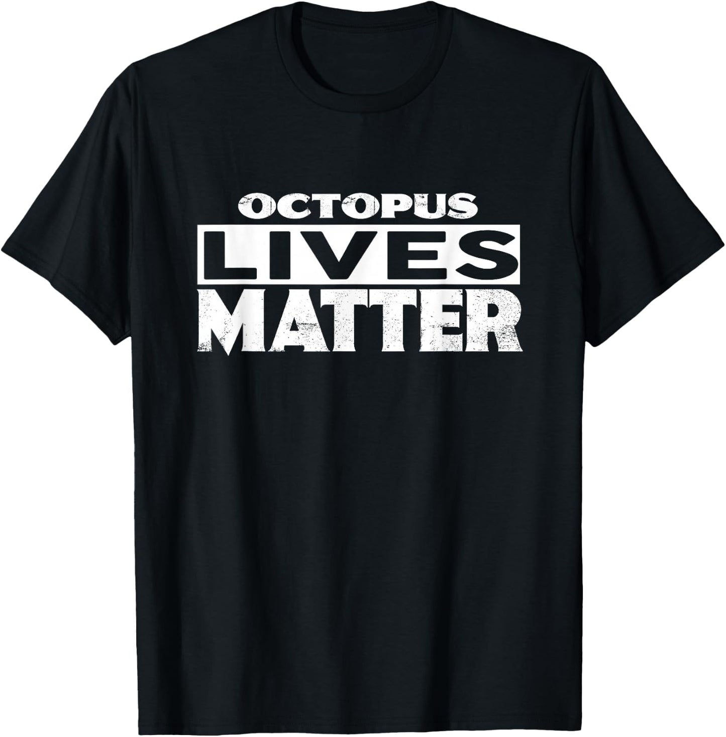 OCTOPUS Lives Matter OCTOPUS T-Shirt - T-Shirt | Black