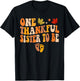 One Thankful Sister To Be Thanksgiving Baby Announcement T-Shirt - T-Shirt | Black