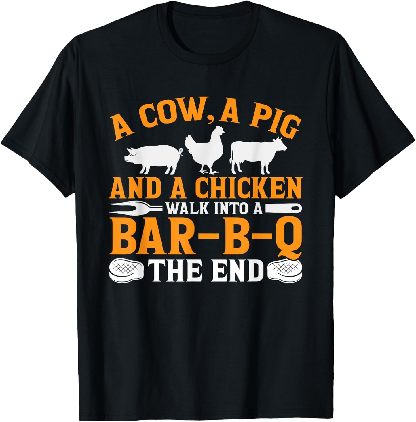 Barbecue BBQ Joke Gift Grill Lover and BBQ Master Chef T-Shirt - T-Shirt | Black