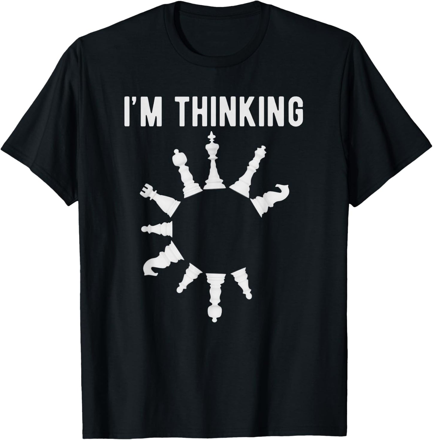 Chess Art Women Boys Girls Chess Player Chess Lover T-Shirt - T-Shirt | Black