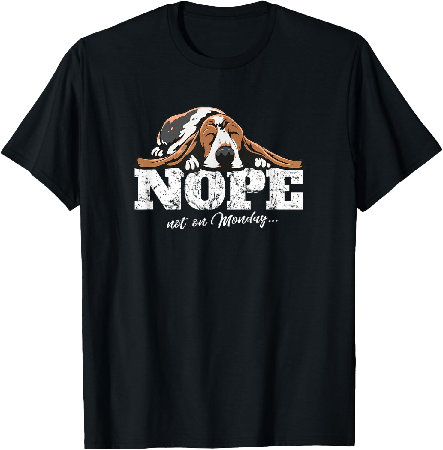 Basset Hound Dog T-Shirt - T-Shirt | Black