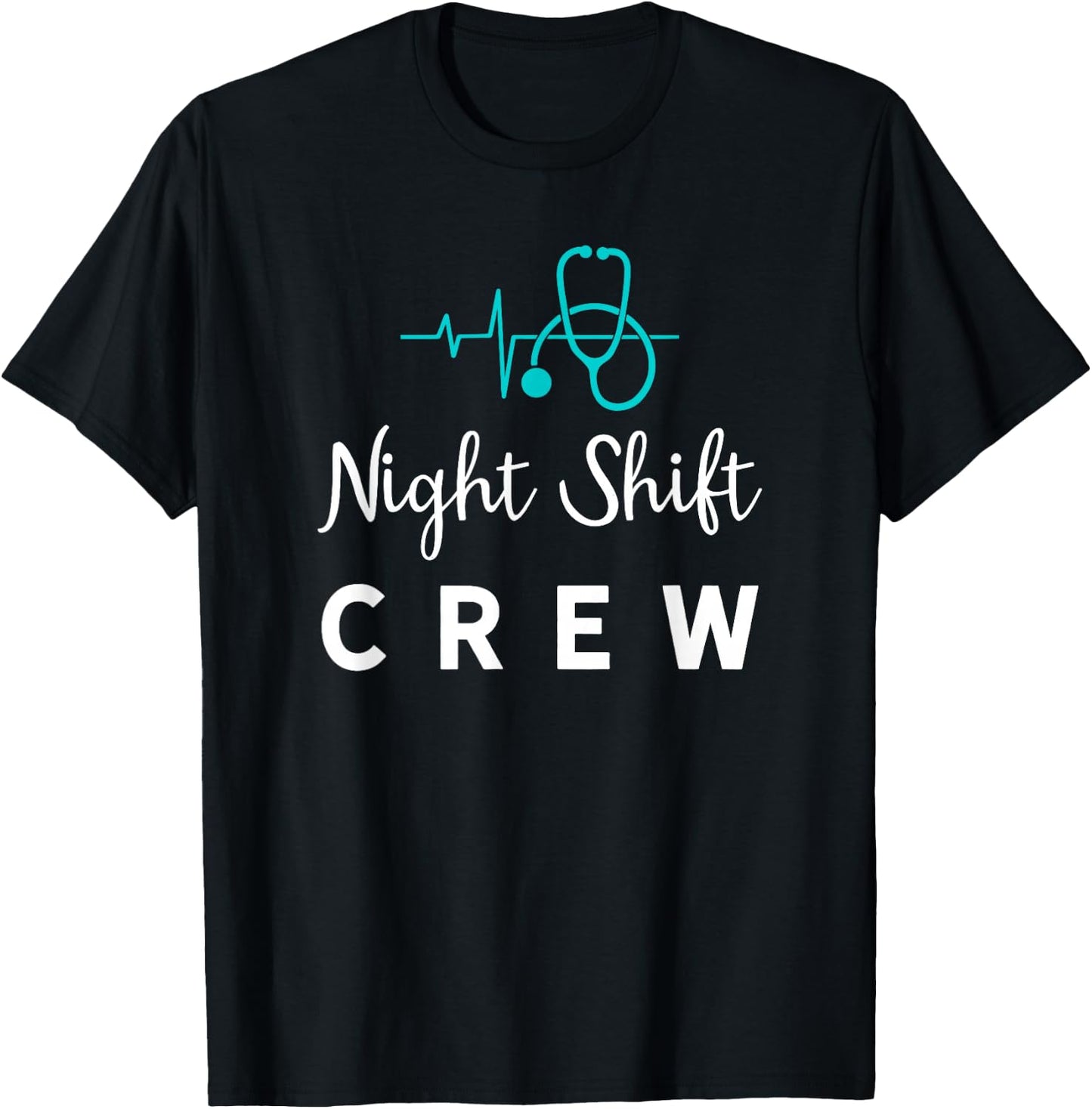 Emergency Room 3rd Shift / Overnight in Healthcare ER T-Shirt - T-Shirt | Black
