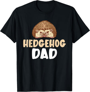 Hedgehog Dad T-Shirt - T-Shirt | Black