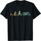 Moped Evolution S51 Ostdeutschland Ostalgie Retro Motorrad T-Shirt - T-Shirt | Black