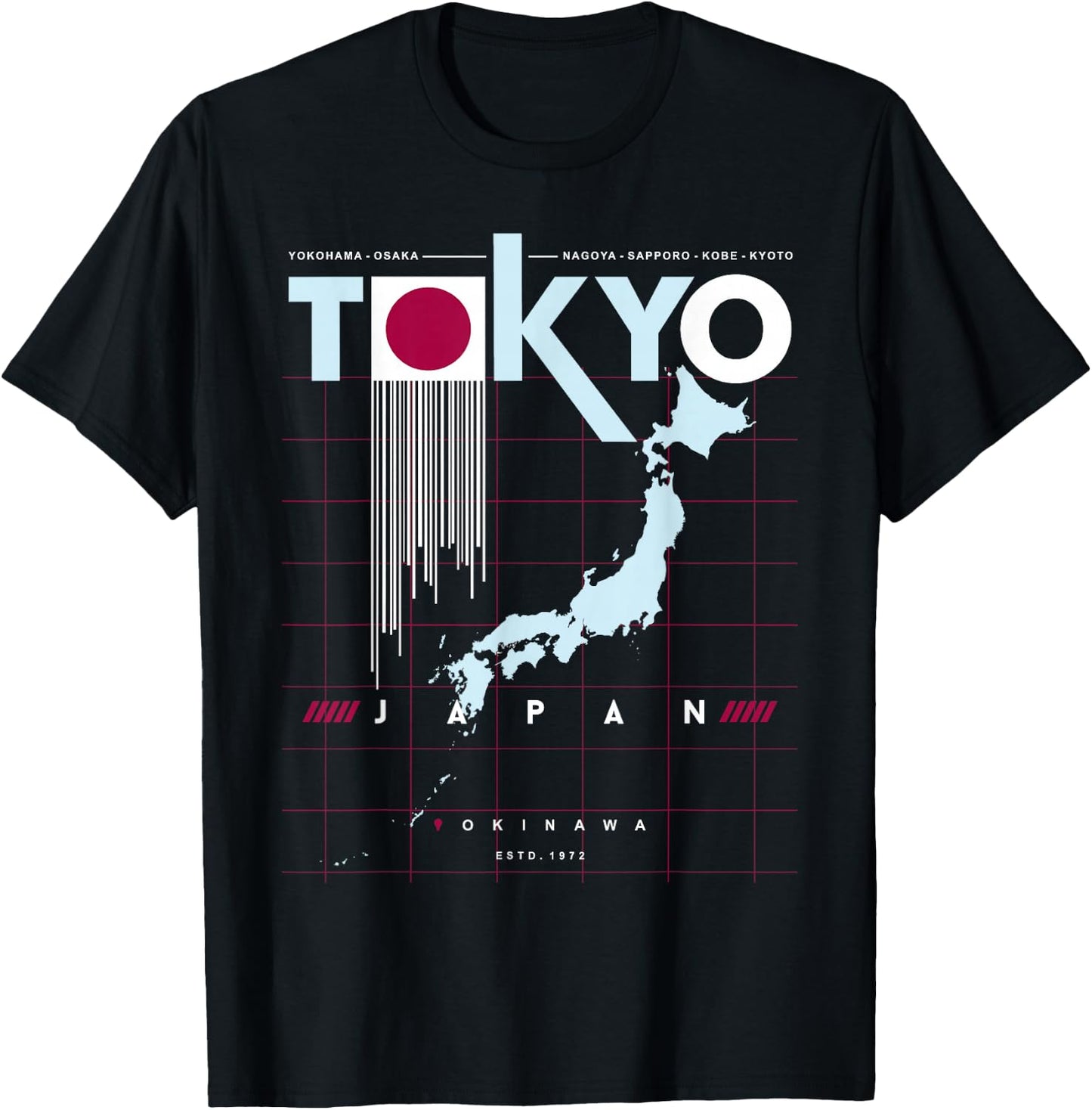 Tokyo Japan , Black, S T-Shirt - T-Shirt | Black