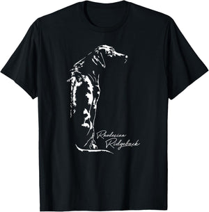 Rhodesian Ridgeback dog shirt funny Gift T-Shirt - T-Shirt | Black