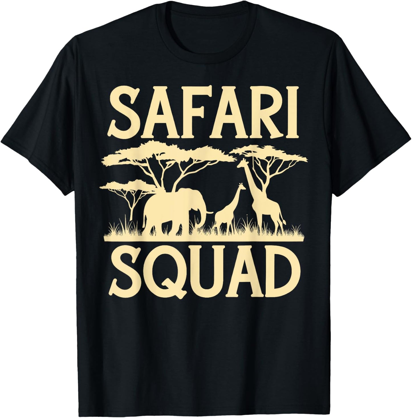 Safari Squad T-Shirt - T-Shirt | Black