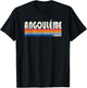 Retro Vintage 70s 80s Style Angouleme, France T-Shirt - T-Shirt | Black