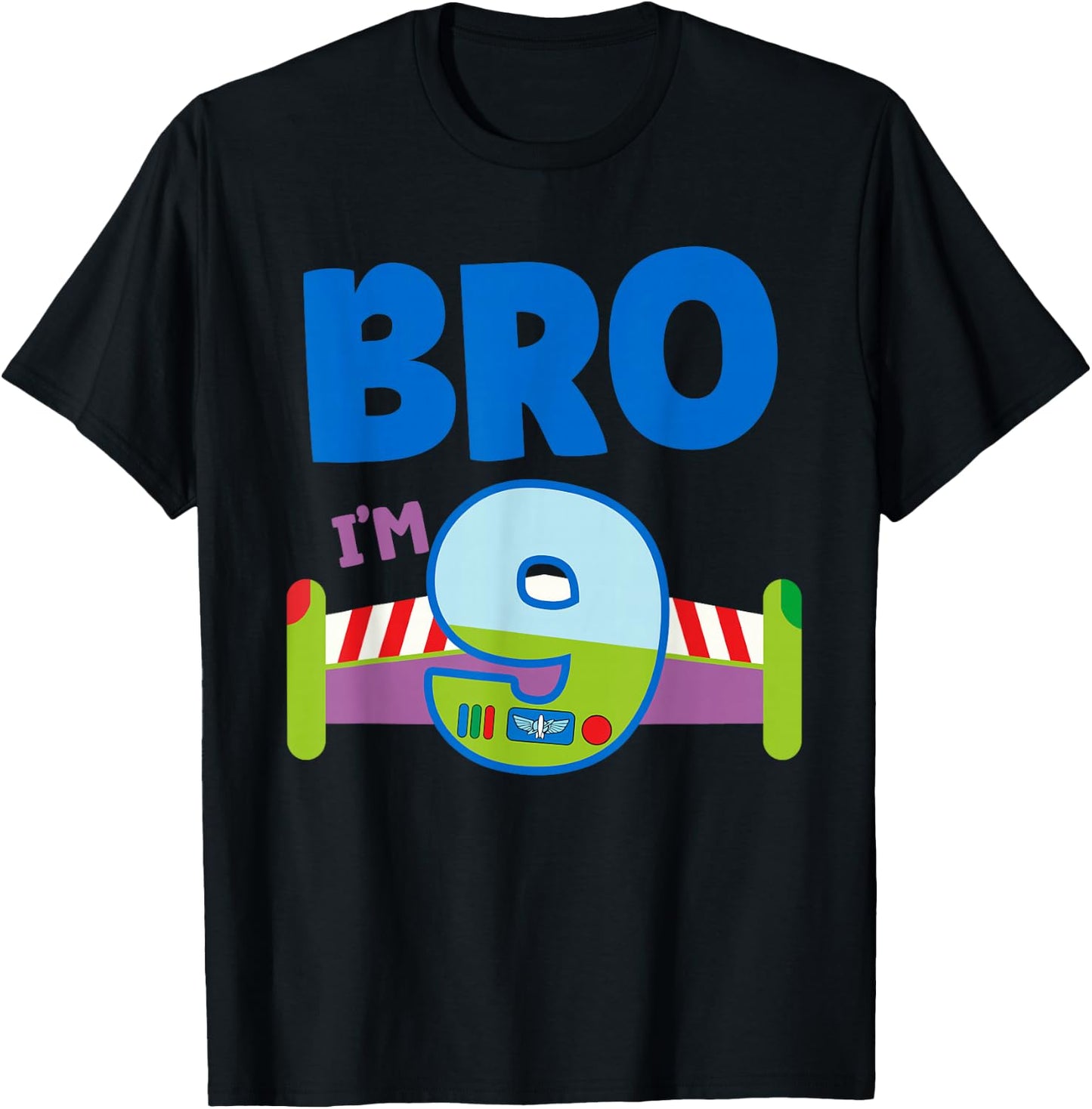 9th Birthday Boy Toy Lover Bro I'm 9 Year Old Story Party T-Shirt - T-Shirt | Black