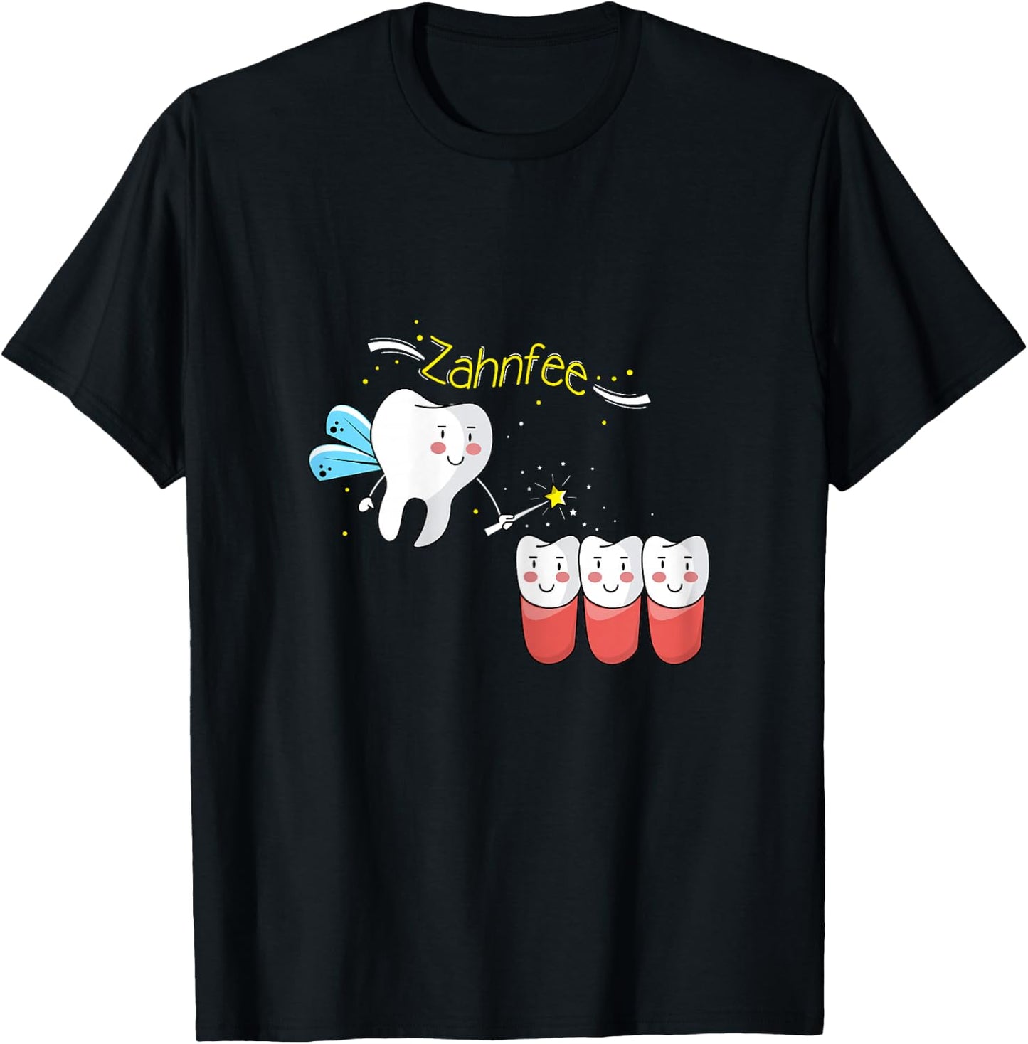 Tooth Fairy Carnival Party Costume Fancy Dress , black T-Shirt - T-Shirt | Black