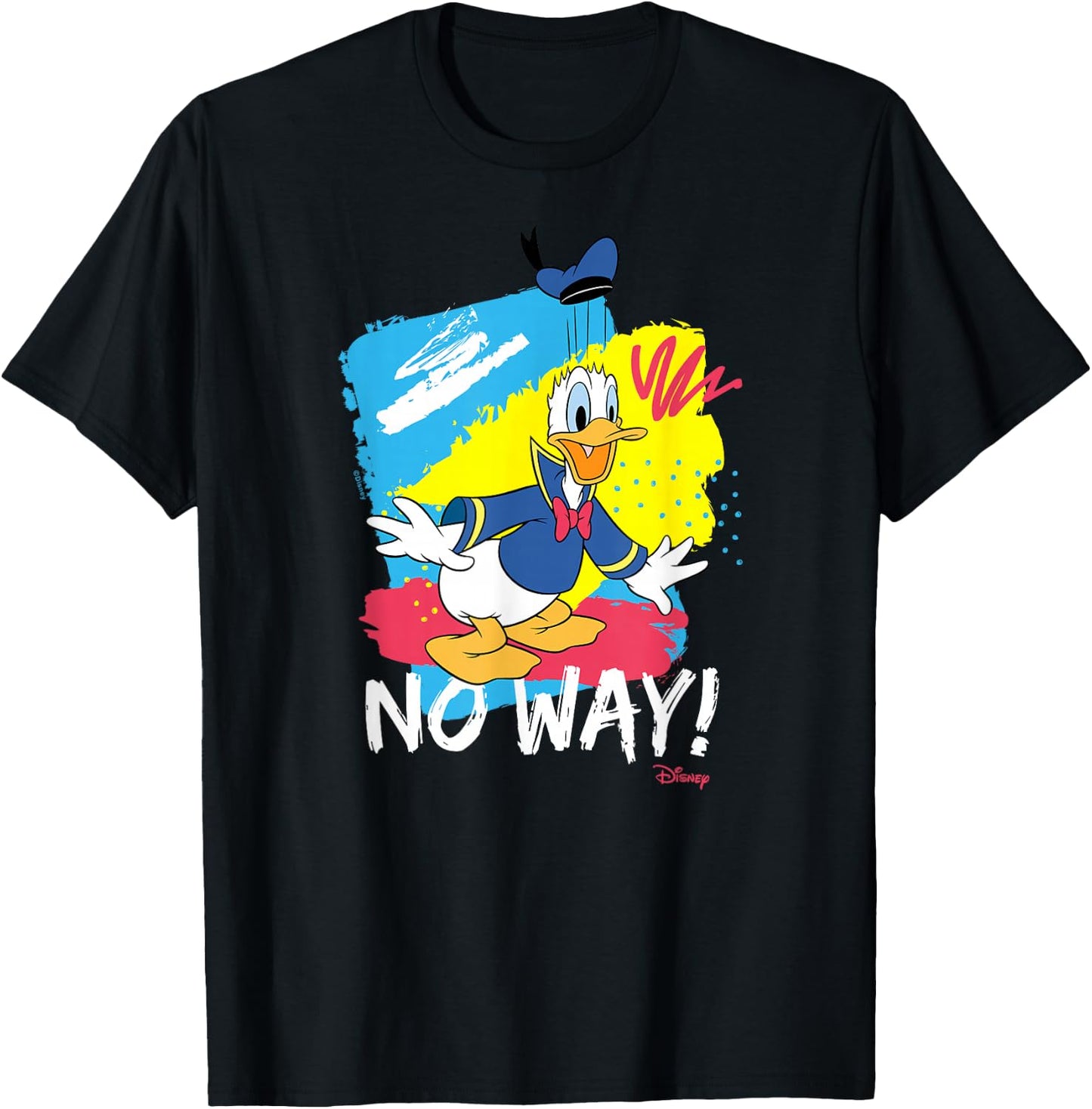 Donald Duck - No Way Donald T-Shirt - T-Shirt | Black