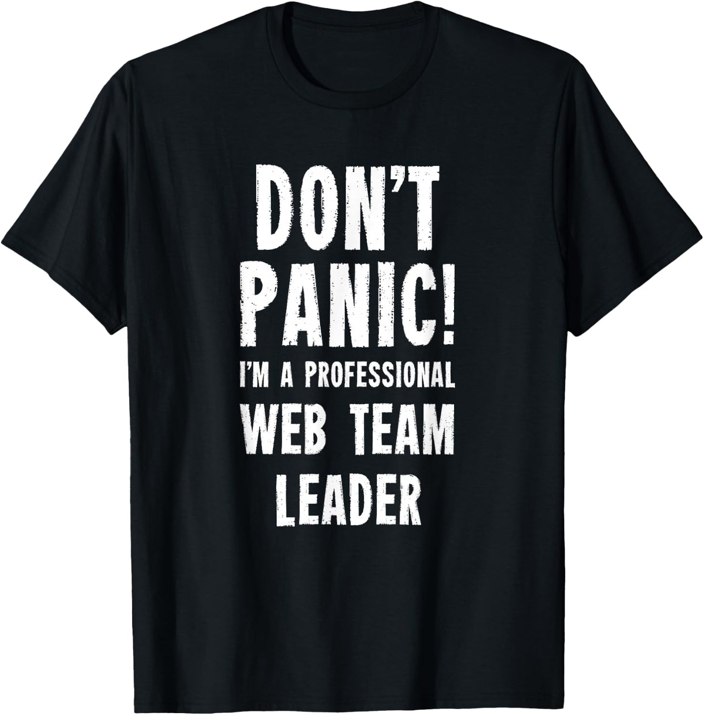 Web Team Leader T-Shirt - T-Shirt | Black