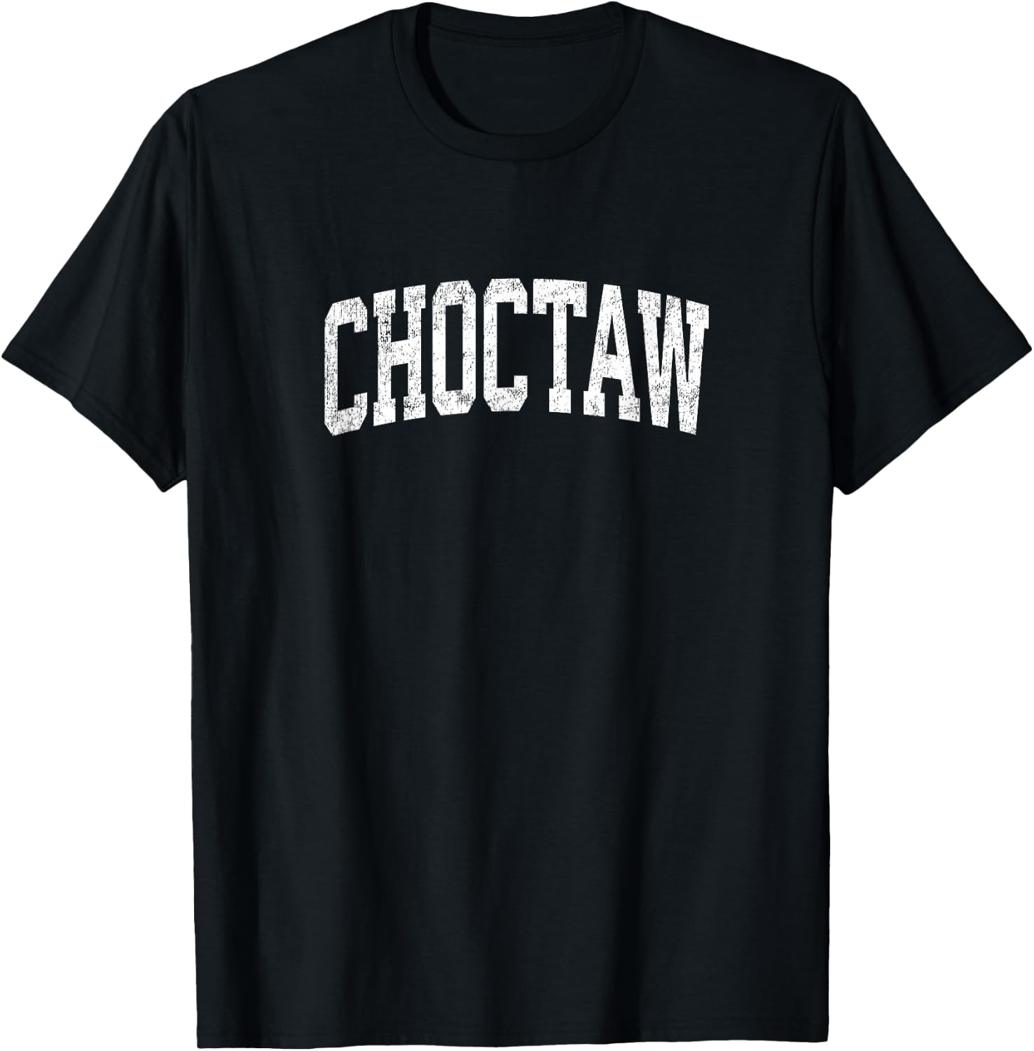 Choctaw Oklahoma OK Vintage Athletic Sports Design T-Shirt - T-Shirt | Black
