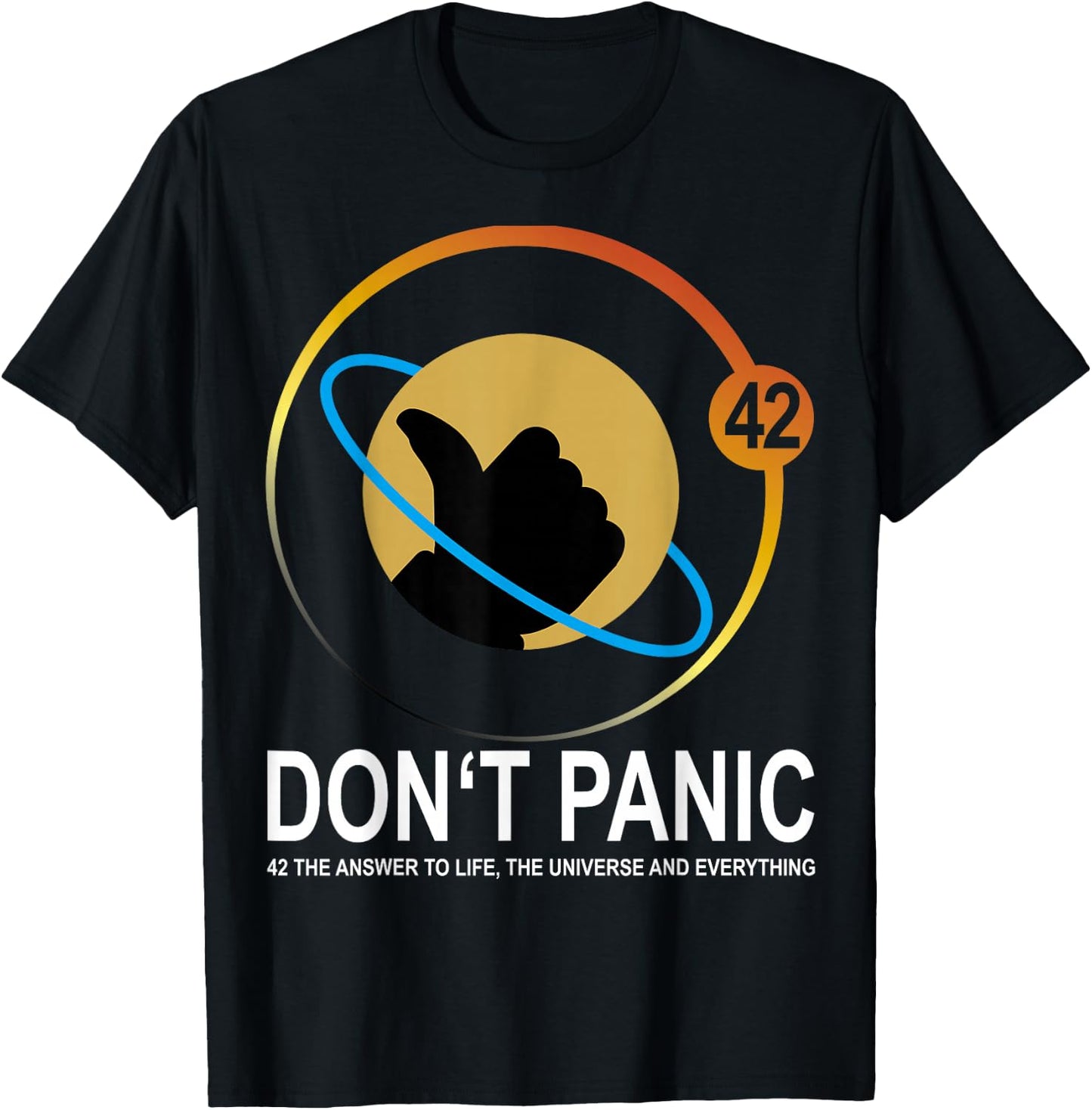 4.2 Die Antwort auf das Leben, das Universum und alles T-Shirt - T-Shirt | Black