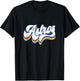 Vintage Astros Retro Style 70s 80s First Name T-Shirt - T-Shirt | Black