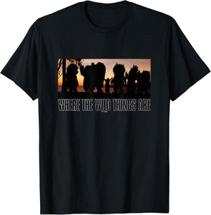 Where The Wild Things Are Max & Monsters Under Sunset T-Shirt - T-Shirt | Black