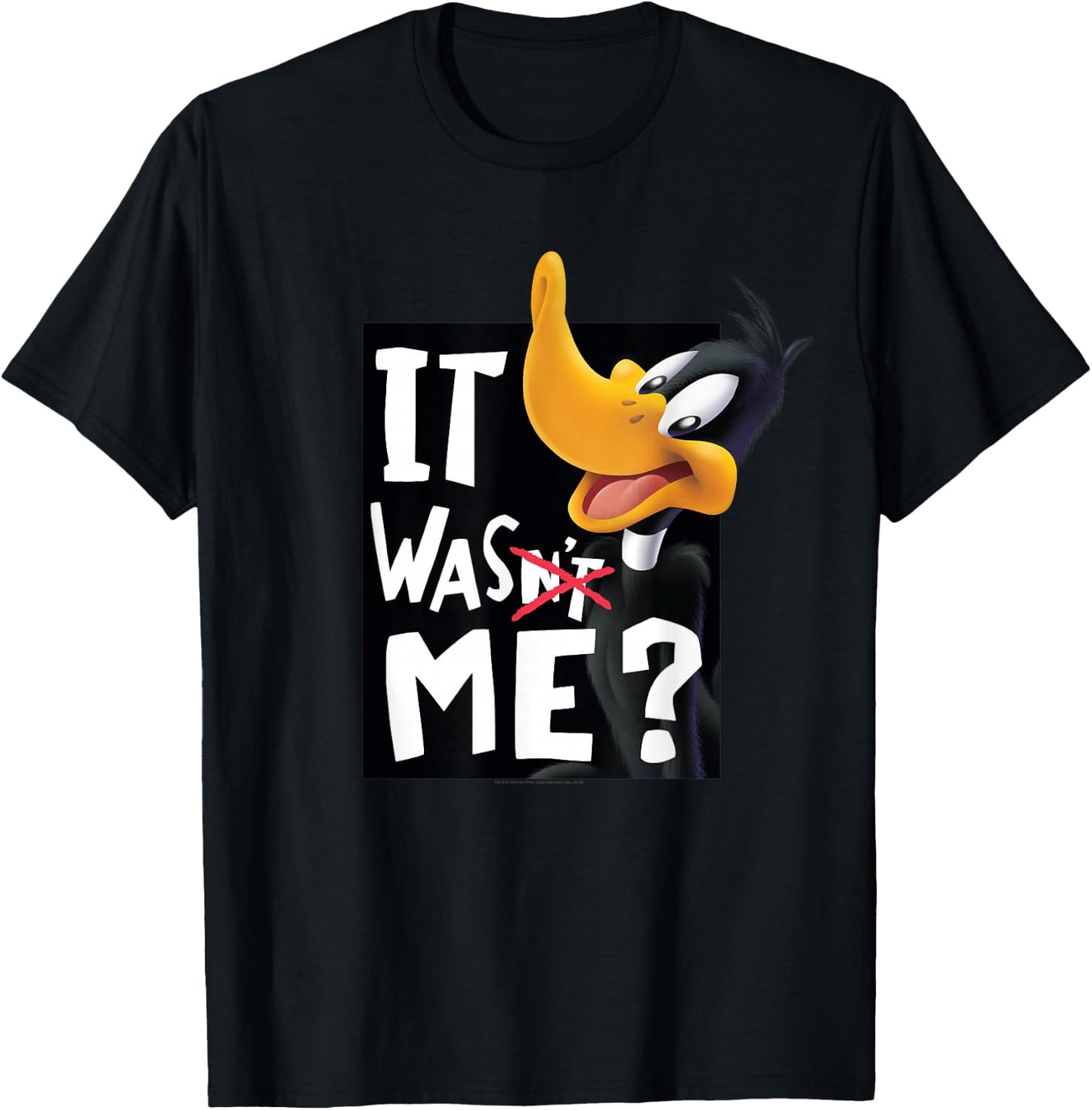 Looney Tunes Daffy Duck It Was Me T-Shirt - T-Shirt | Black