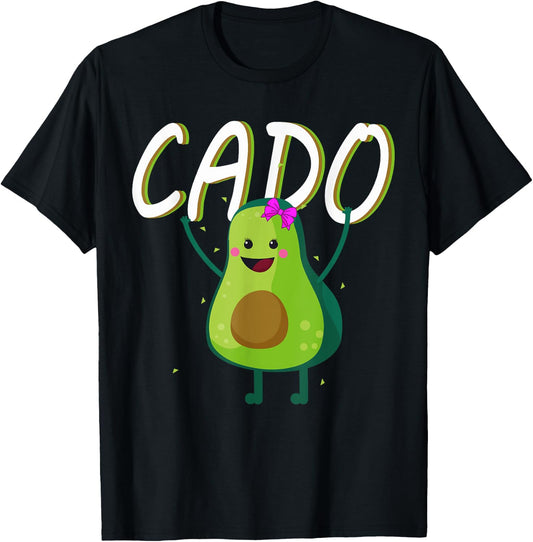 Avocado Vegan Vegetarian for Couples Partner Gift Vegan T-Shirt - T-Shirt | Black
