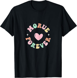 Cod Forever Heart Humour Retro Groovy , Black T-Shirt - T-Shirt | Black