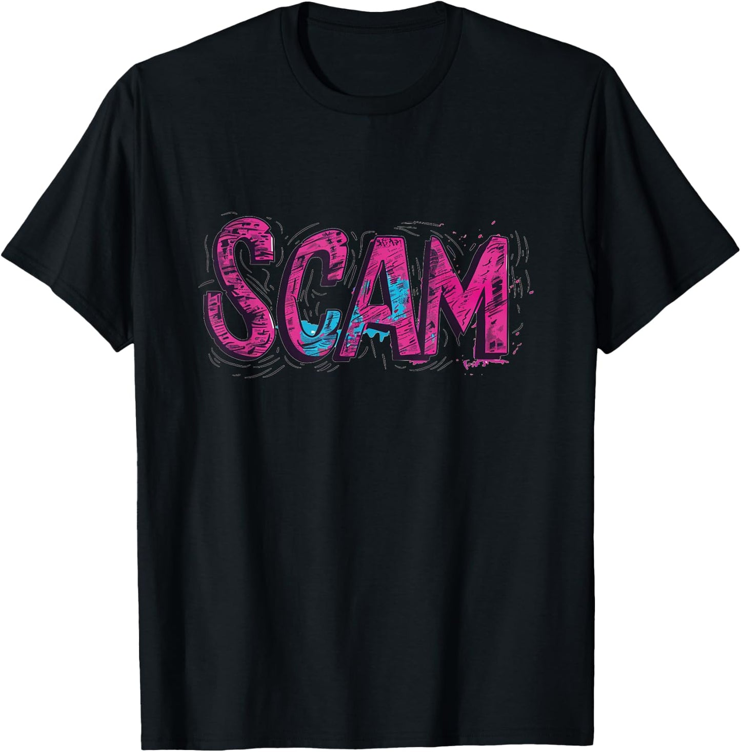 Funny Scam Speech Costume for Boys and Girls T-Shirt - T-Shirt | Black