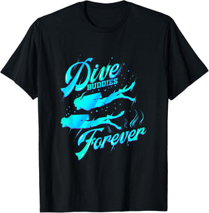 Scuba Dive Buddy for Diver Scuba Diving Buddies Underwater T-Shirt - T-Shirt | Black