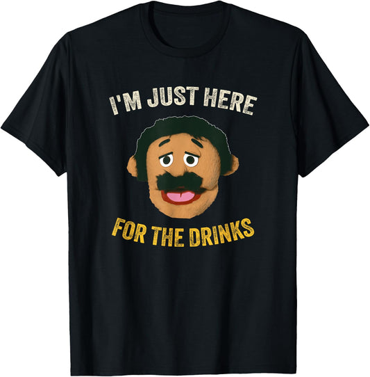 Awkward Puppet Diego Meme - Adults, Black, Small, Short Sleeve T-Shirt - T-Shirt | Black
