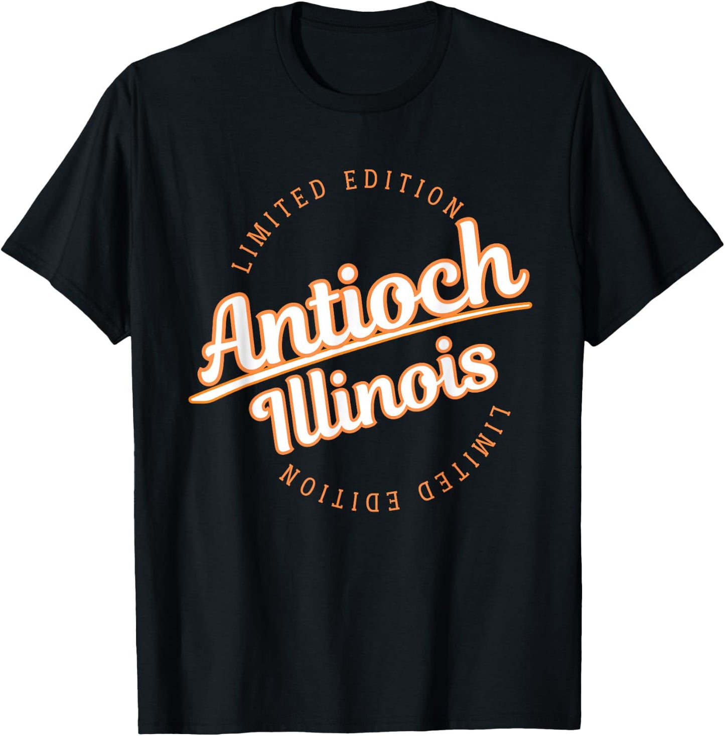 Retro Athletic Antioch IL Apparel T-Shirt - T-Shirt | Black