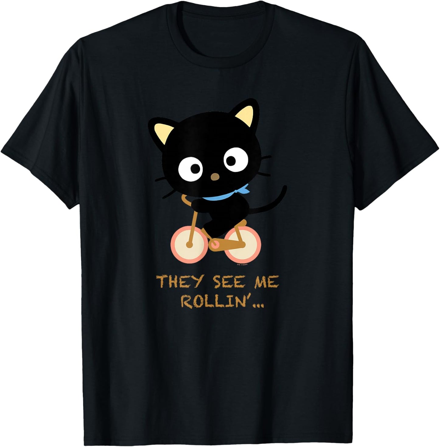 Chococat "See Me Rollin" T-Shirt - T-Shirt | Black