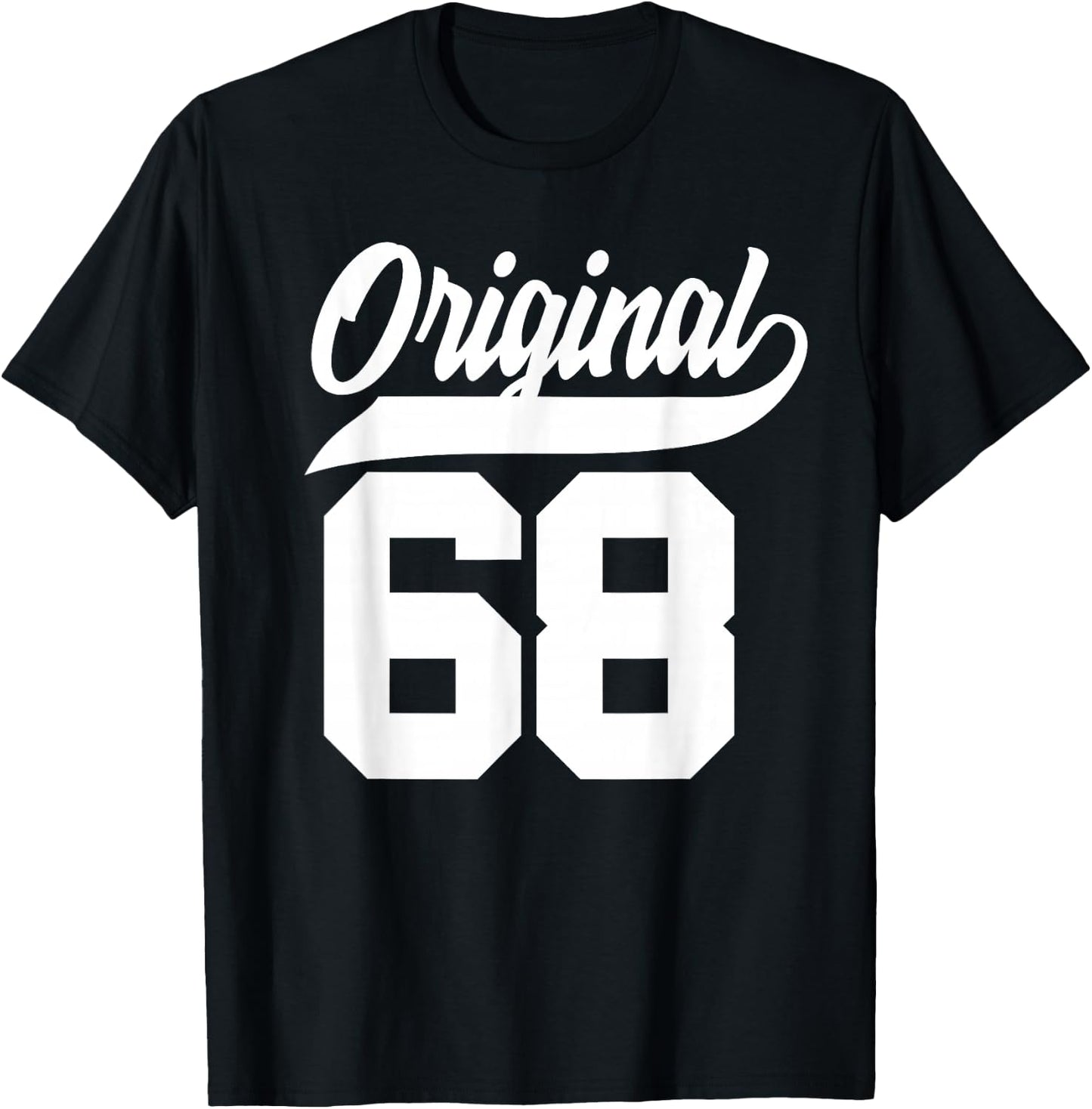57th Birthday Gift Man Woman Original Vintage 1968 T-Shirt - T-Shirt | Black