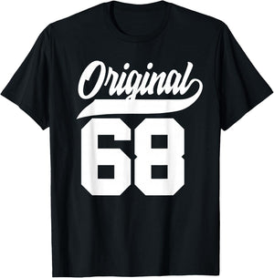 57th Birthday Gift Man Woman Original Vintage 1968 T-Shirt - T-Shirt | Black