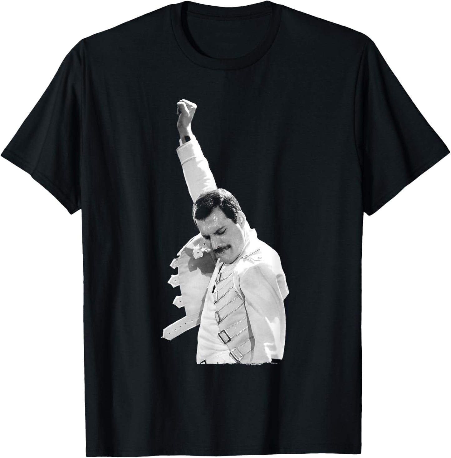 Freddie Mercury by Queen in Concert in Newcastle 1986 , Black, S T-Shirt - T-Shirt | Black