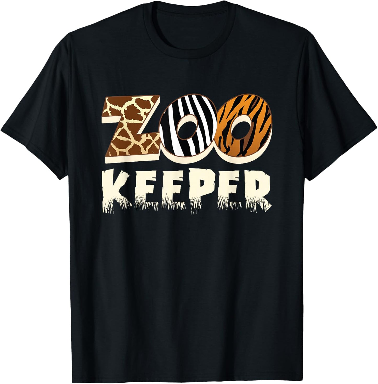 Zoowärter Zoo Zoo Keeper Profession T-Shirt - T-Shirt | Black
