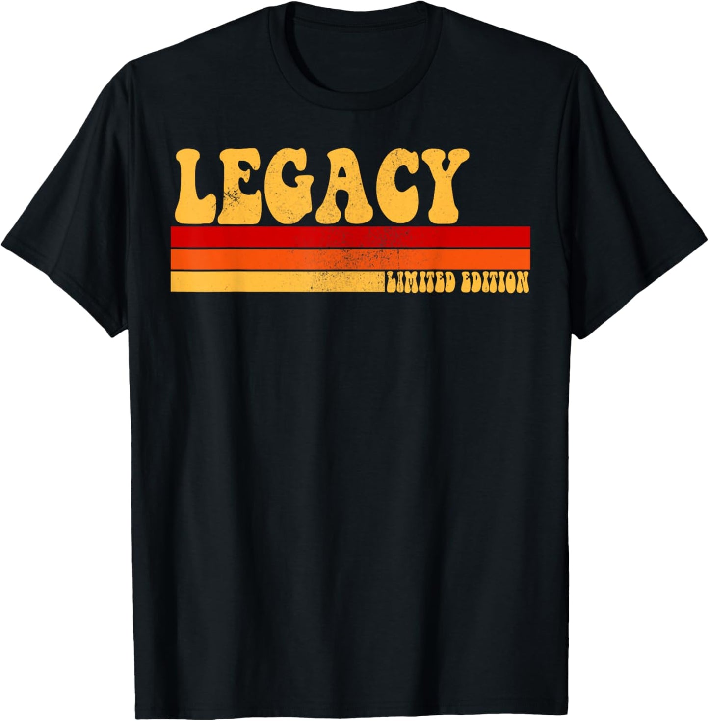 LEGACY Name Personalized Idea Men Retro Vintage LEGACY T-Shirt - T-Shirt | Black