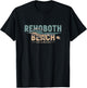 Retro Rehoboth Beach Delaware Design T-Shirt - T-Shirt | Black
