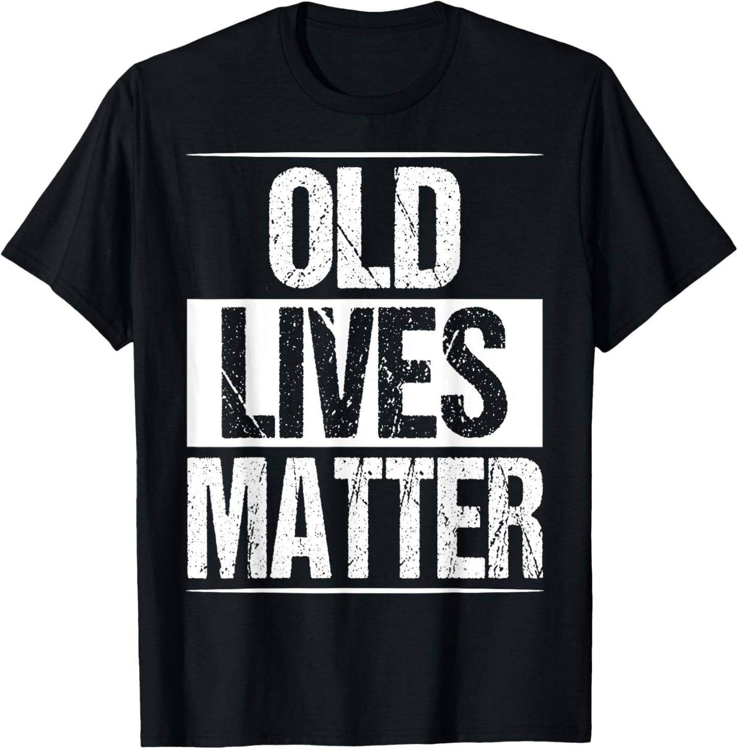 Old Lives Matter 40th 50th 60th Birthday Gifts Women T-Shirt - T-Shirt | Black