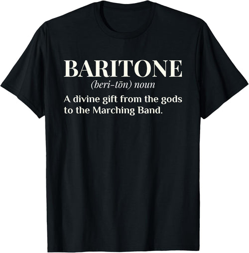 Baritone Definition Funny Marching Band Camp Gift