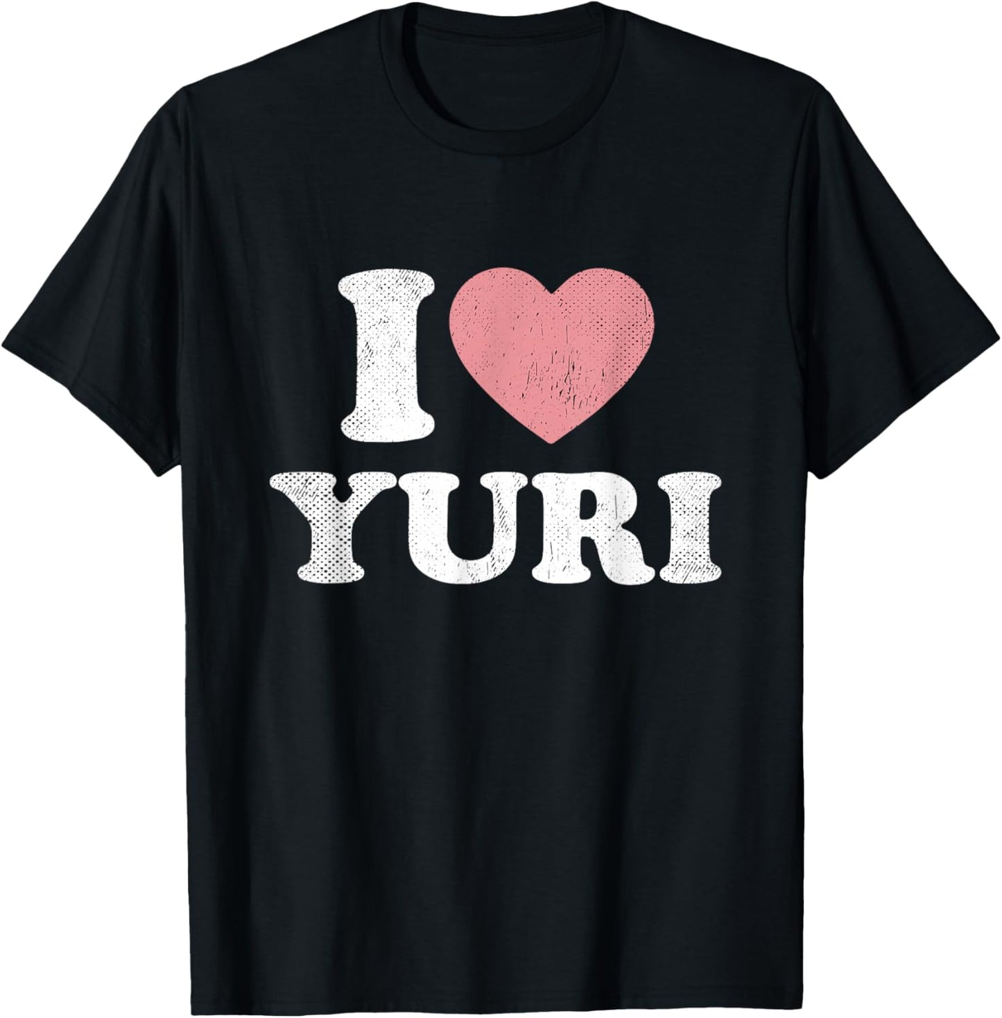 I Love Yuri Anime Lover Vintage LGBTQ Girs' Love Manga T-Shirt - T-Shirt | Black